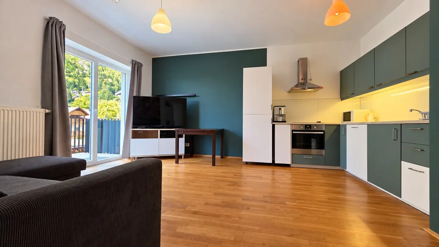 Wohnen nahe dem Millstätter See:  2-Zimmer-Wohnung mit Balkon in Döbriach