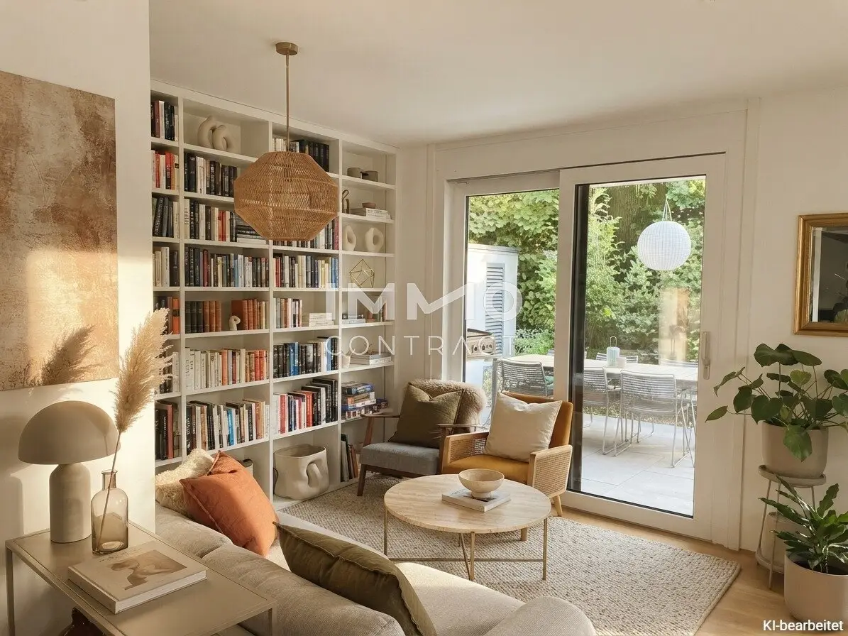 House-like feel in the middle of greenery – 4-room garden maisonette in absolute quiet location