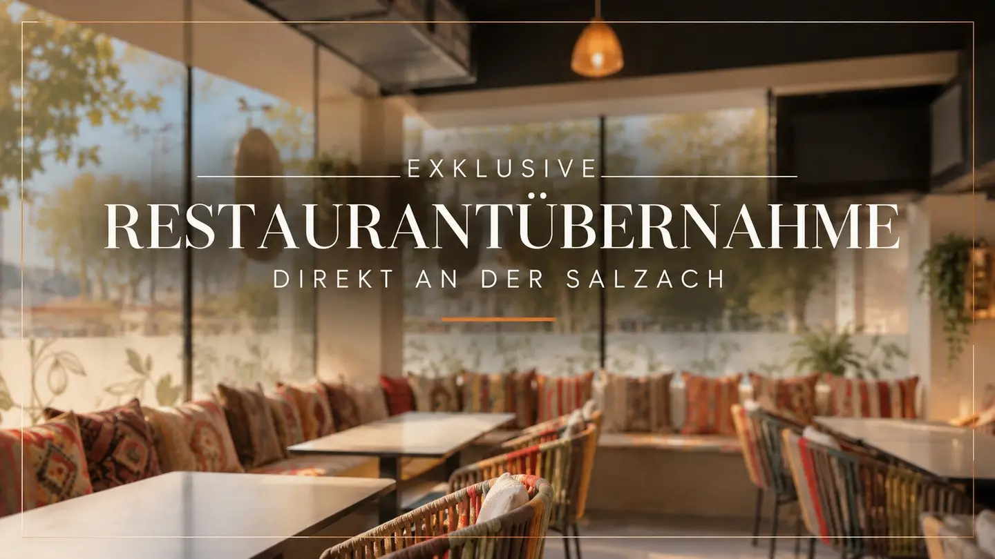 Exklusive Gelegenheit – Toplage direkt an der Salzach | Modernes Restaurant mit hervorragender Reputation zur Übernahme