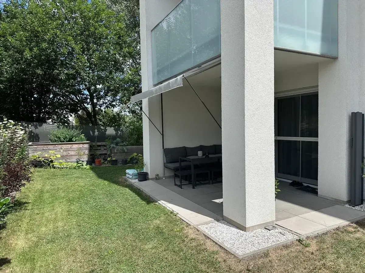 Wohnen nahe Schloss Parz – 3 Zimmer mit Garten und Terrasse
