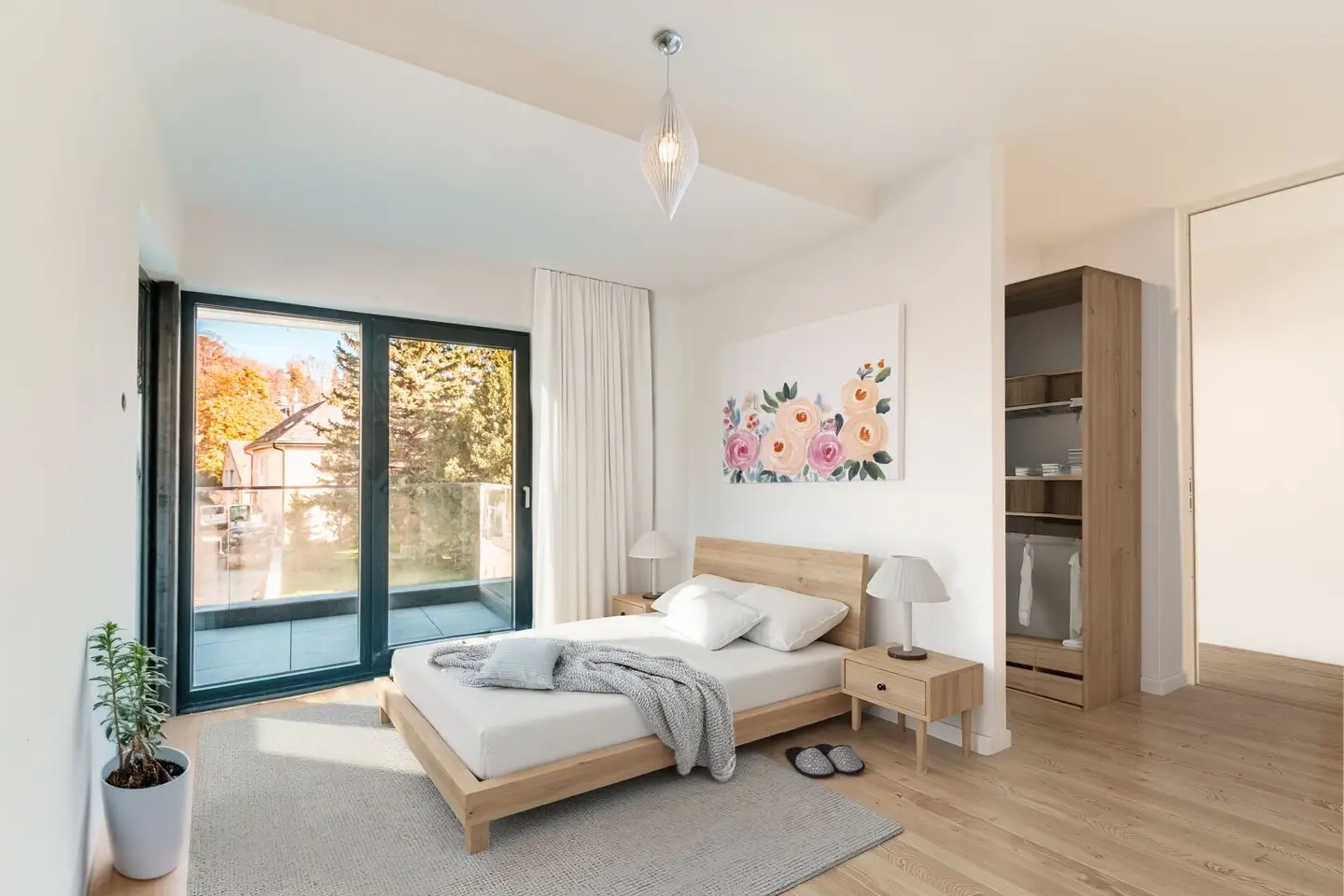 Schlafzimmer_Rendering Architekt