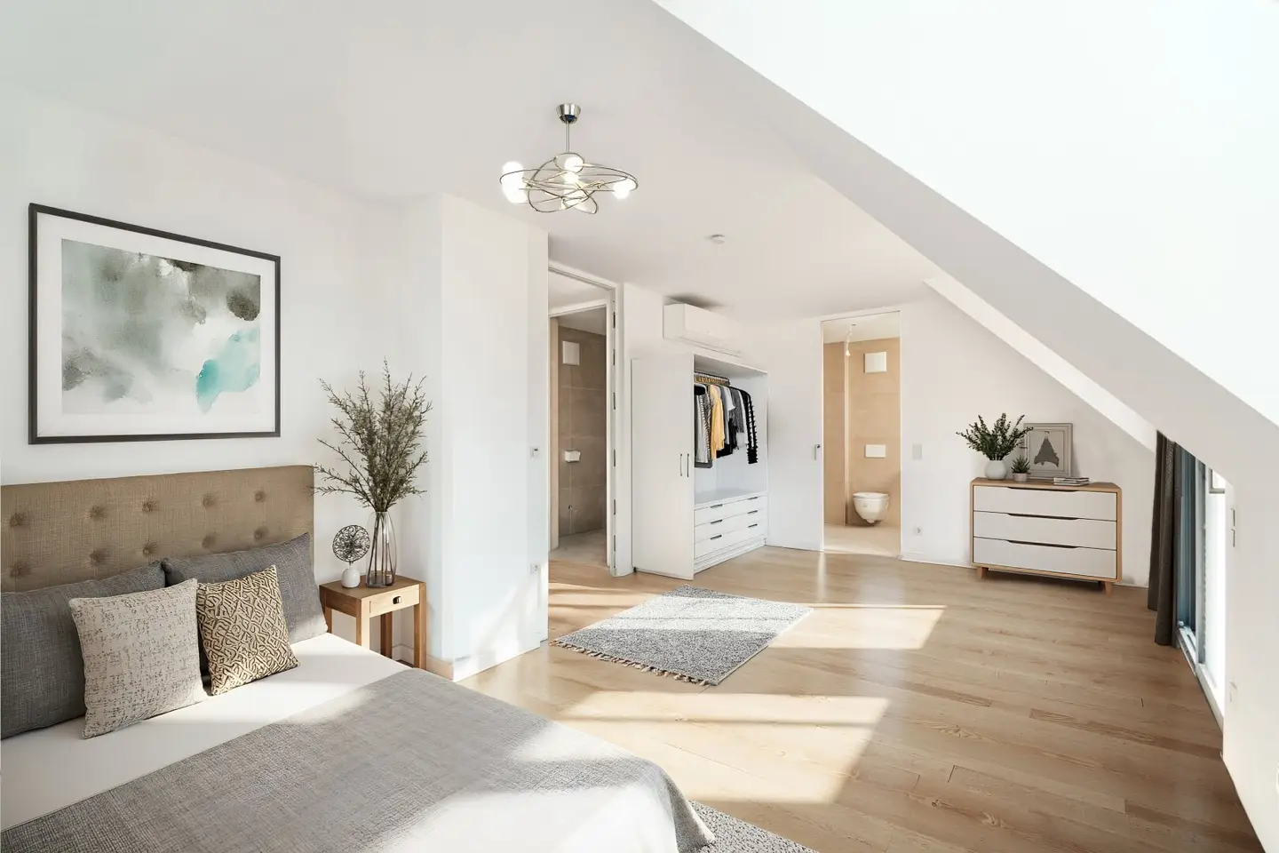 Schlafzimmer - Rendering Architekt