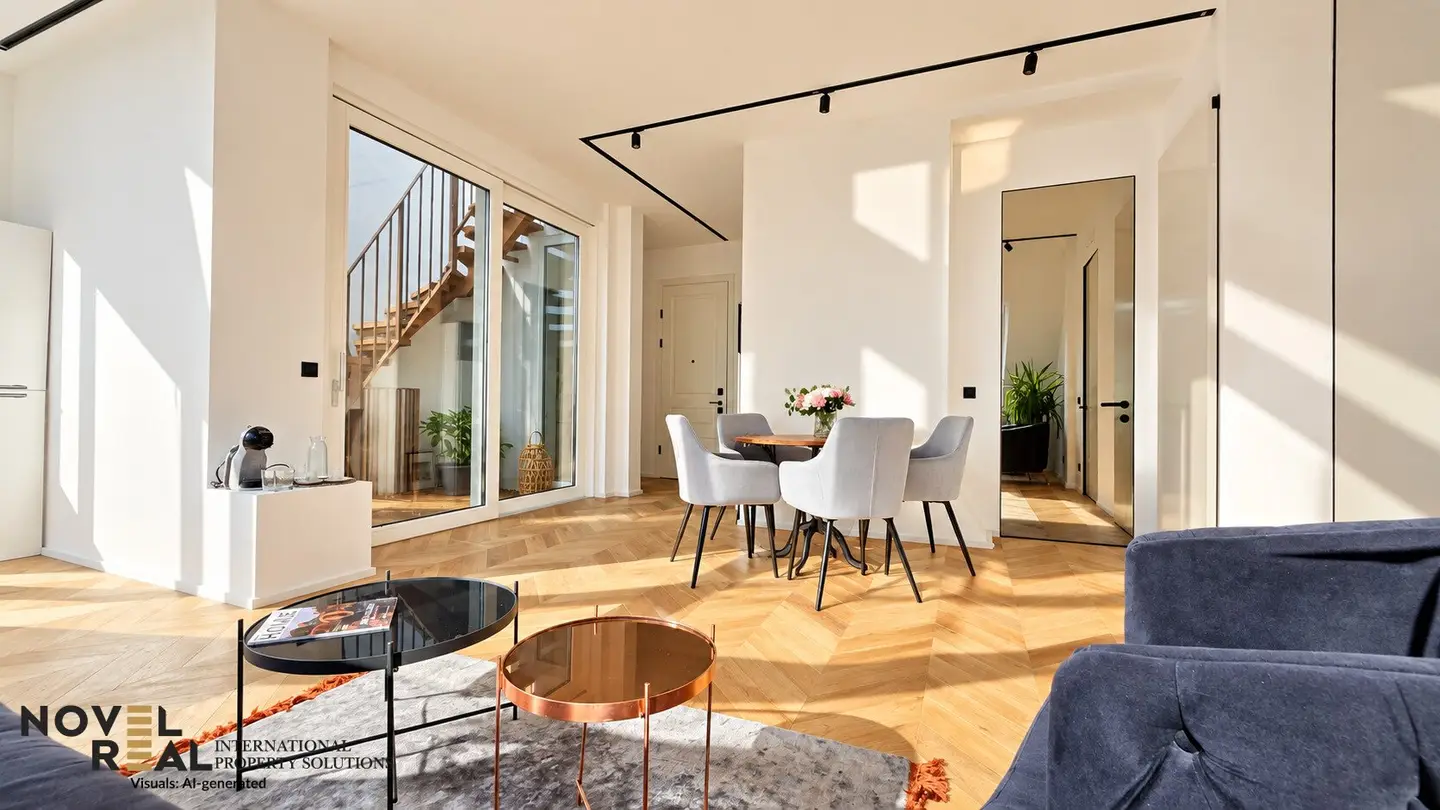 Stilvoller Erstbezug mit atemberaubendem Weitblick von der eigenen Dachterrasse!