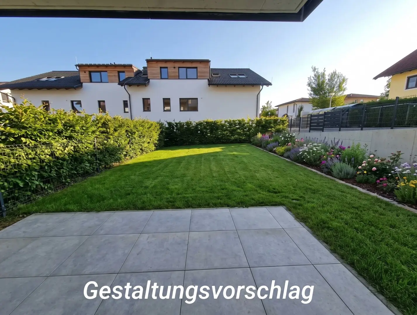 Bezugsfertig - großzügige 4 Zimmer Erstbezugs-Gartenwohnung im Ortszentrum von Hallwang!