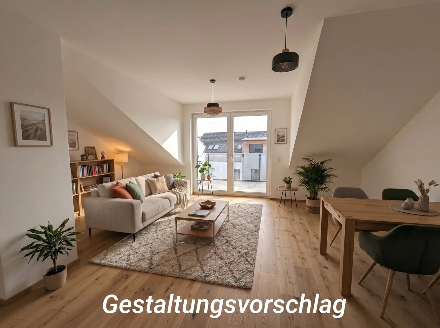 PANORAMA &amp; PRIVATSPHÄRE: Sonnig-helle 2-Zimmer-Dachgeschosswohnung (59 m²) in Hallwang!