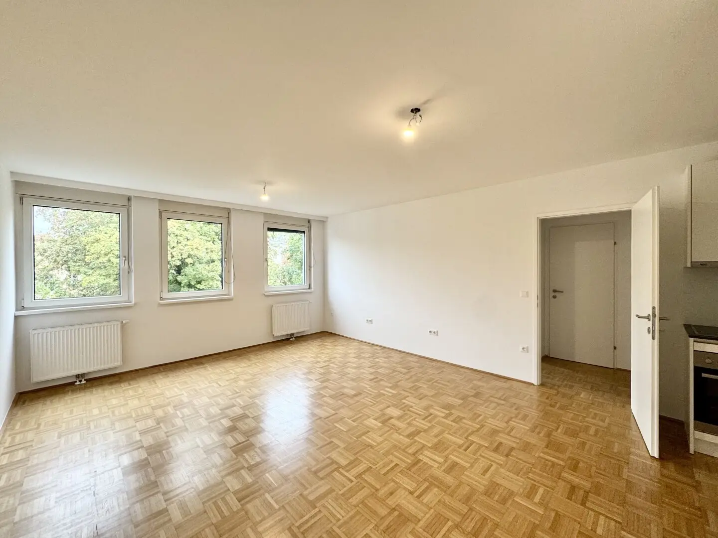 SOUTH-FACING GARDEN VIEW Cozy 2-room apartment on the 4th floor with elevator Garage option