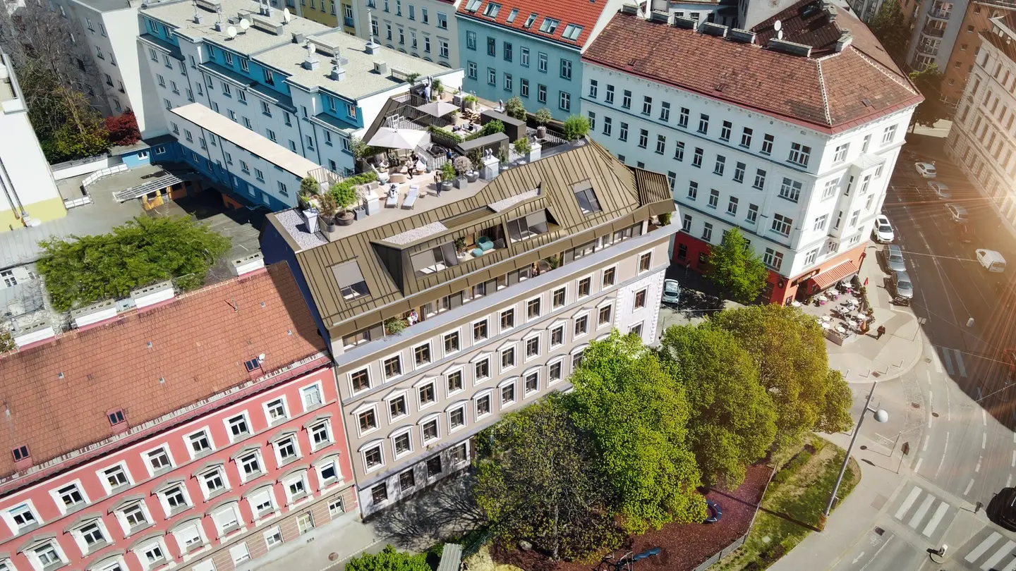Zimmermannplatz 6 | Exklusive 4-Zimmer-Dachgeschosswohnung ohne Dachschrägen – mit Balkon zum ruhigen Innenhof