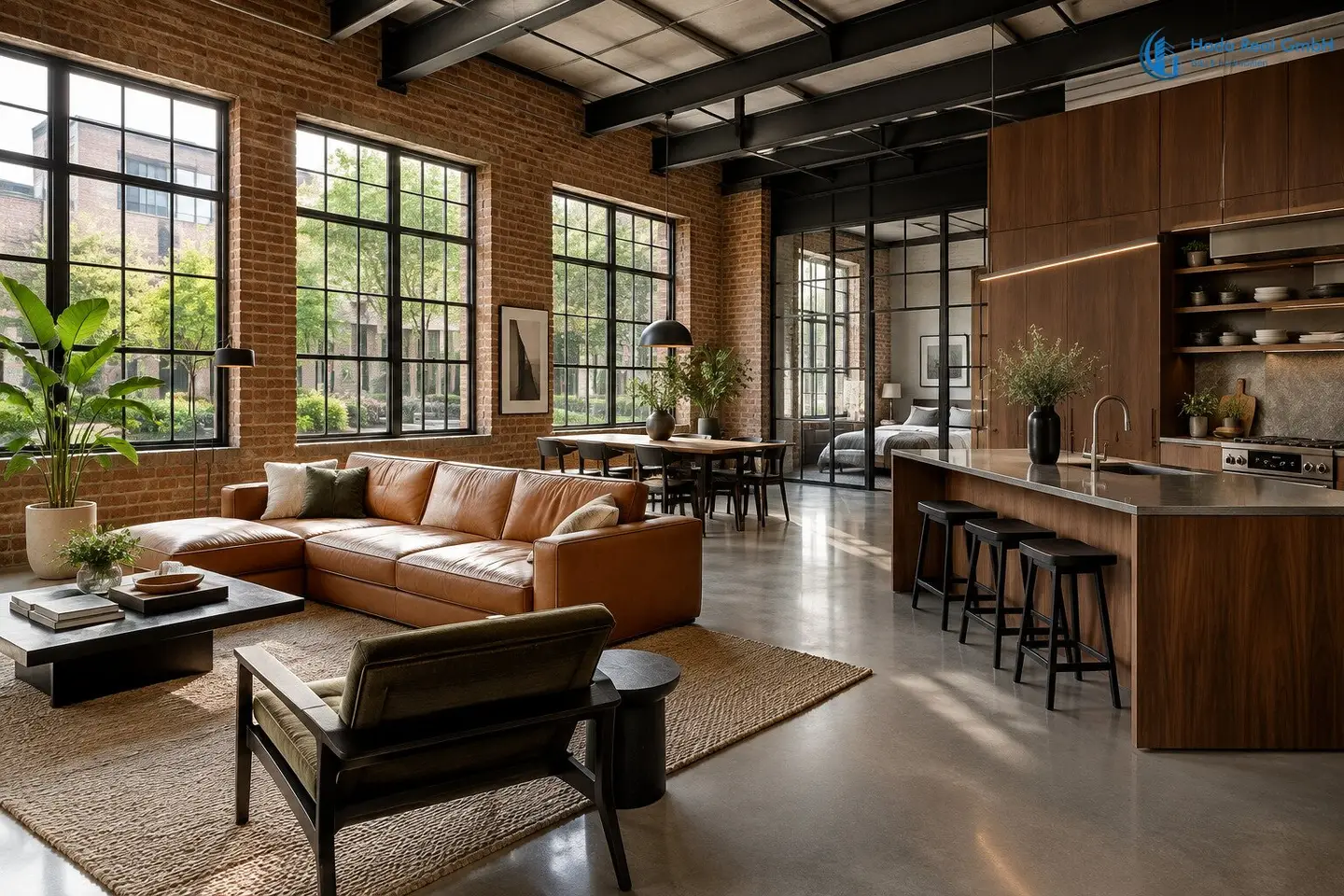 Atelier West – Spacious Loft with Industrial Character