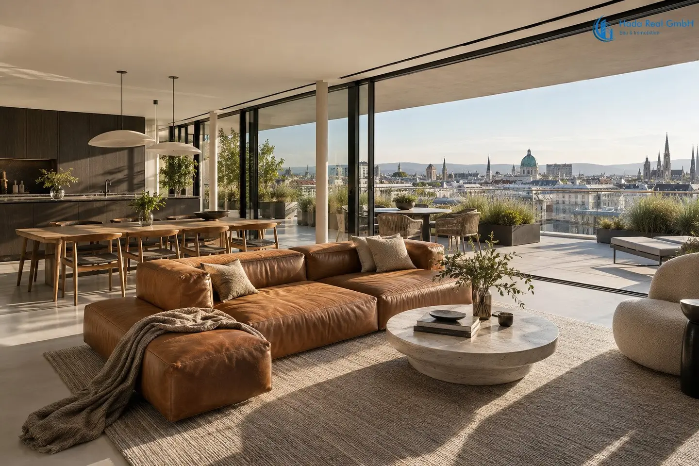 Skygarden – Penthouse mit umlaufender Dachterrasse