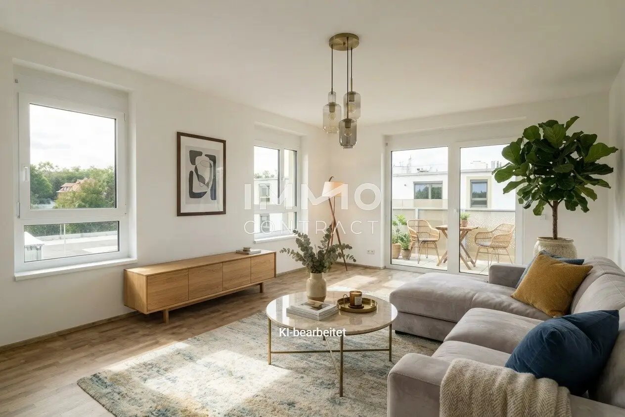 Erstbezug - Über den Dächern genießen – 3-Zimmer-Wohnung mit großzügigem Balkon