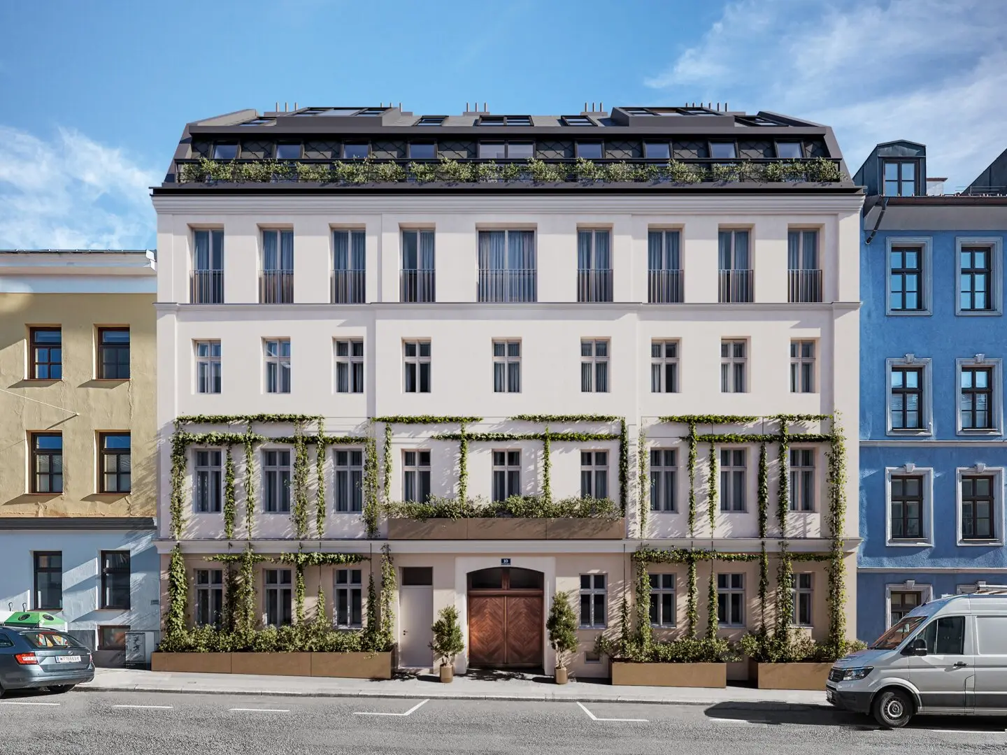 Stylish 3-room apartment with balcony and loggia in the popular Kutschkerviertel