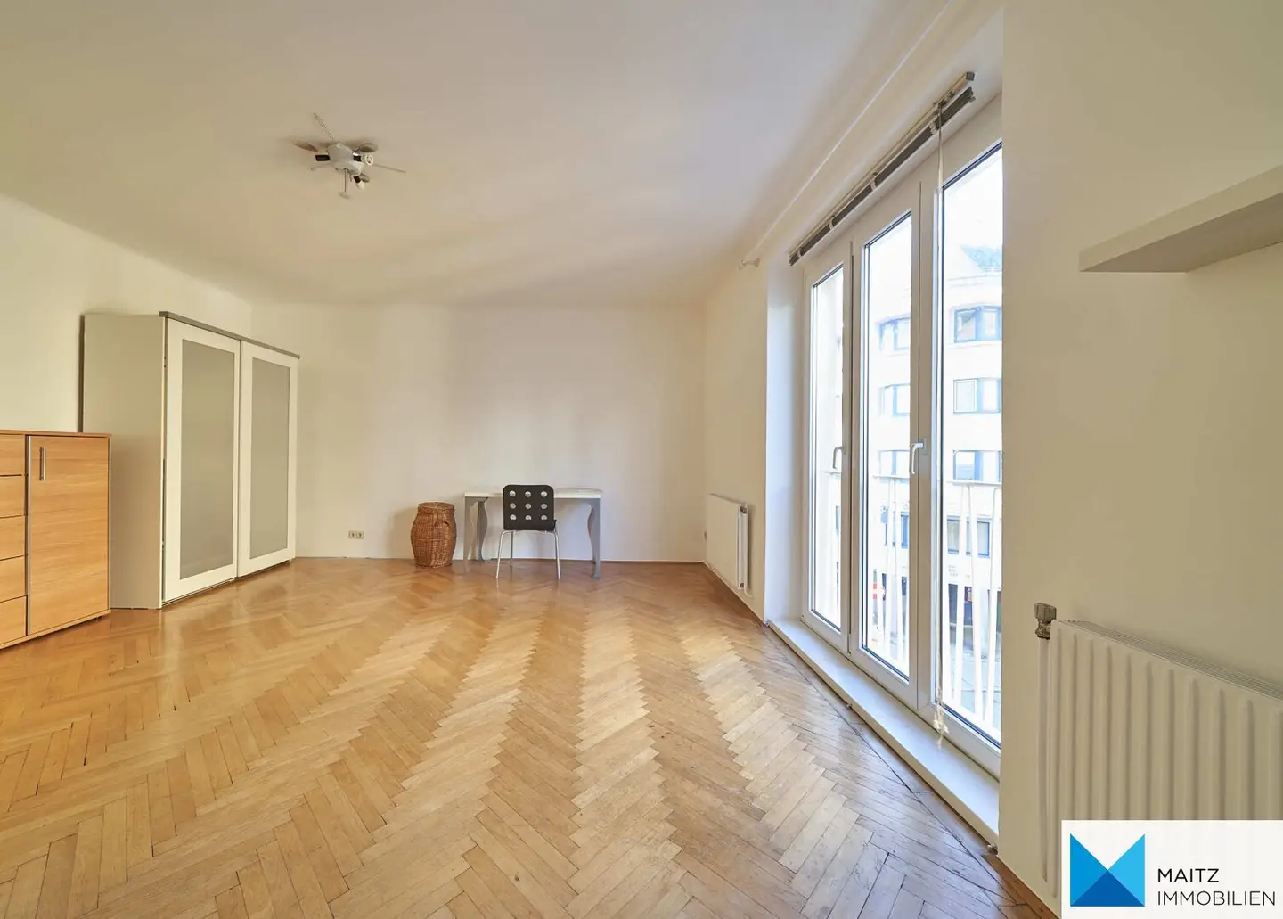 Gemütliche, ruhige Wohnung mit französischem Balkonfenster