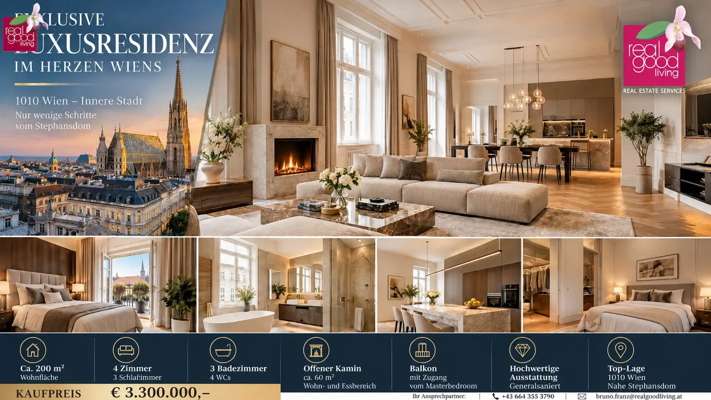 Living in the heart of the city center | Lugeck | Stephansplatz
