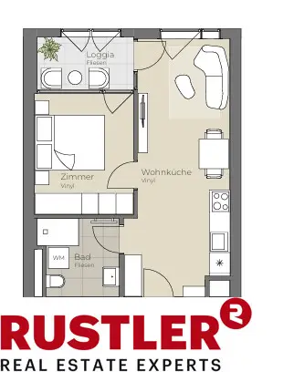Neuwertige moderne Wohnung in zentraler Lage