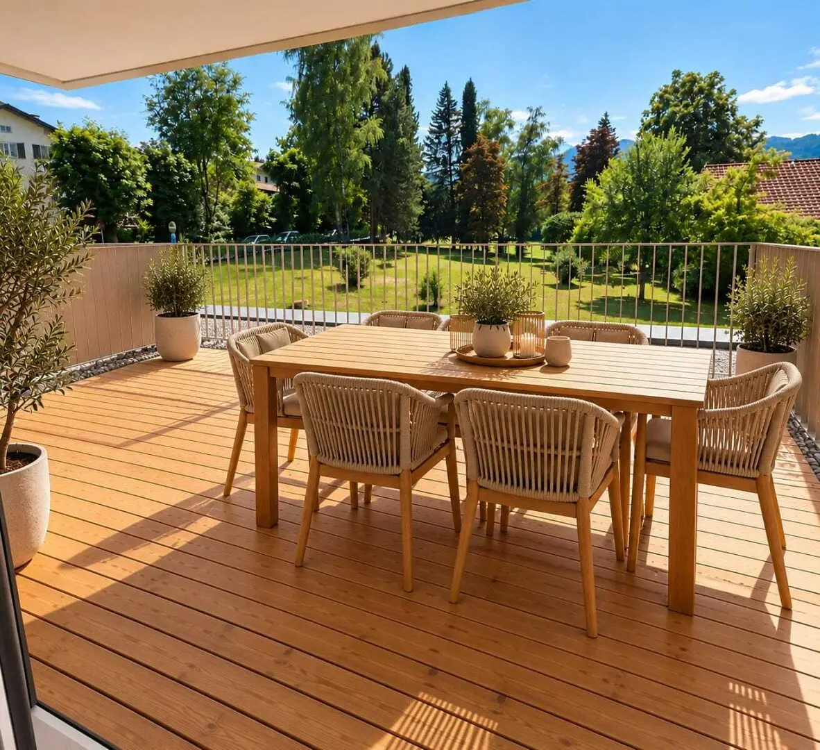 2-room terrace apartment at the Irrsee commission-free