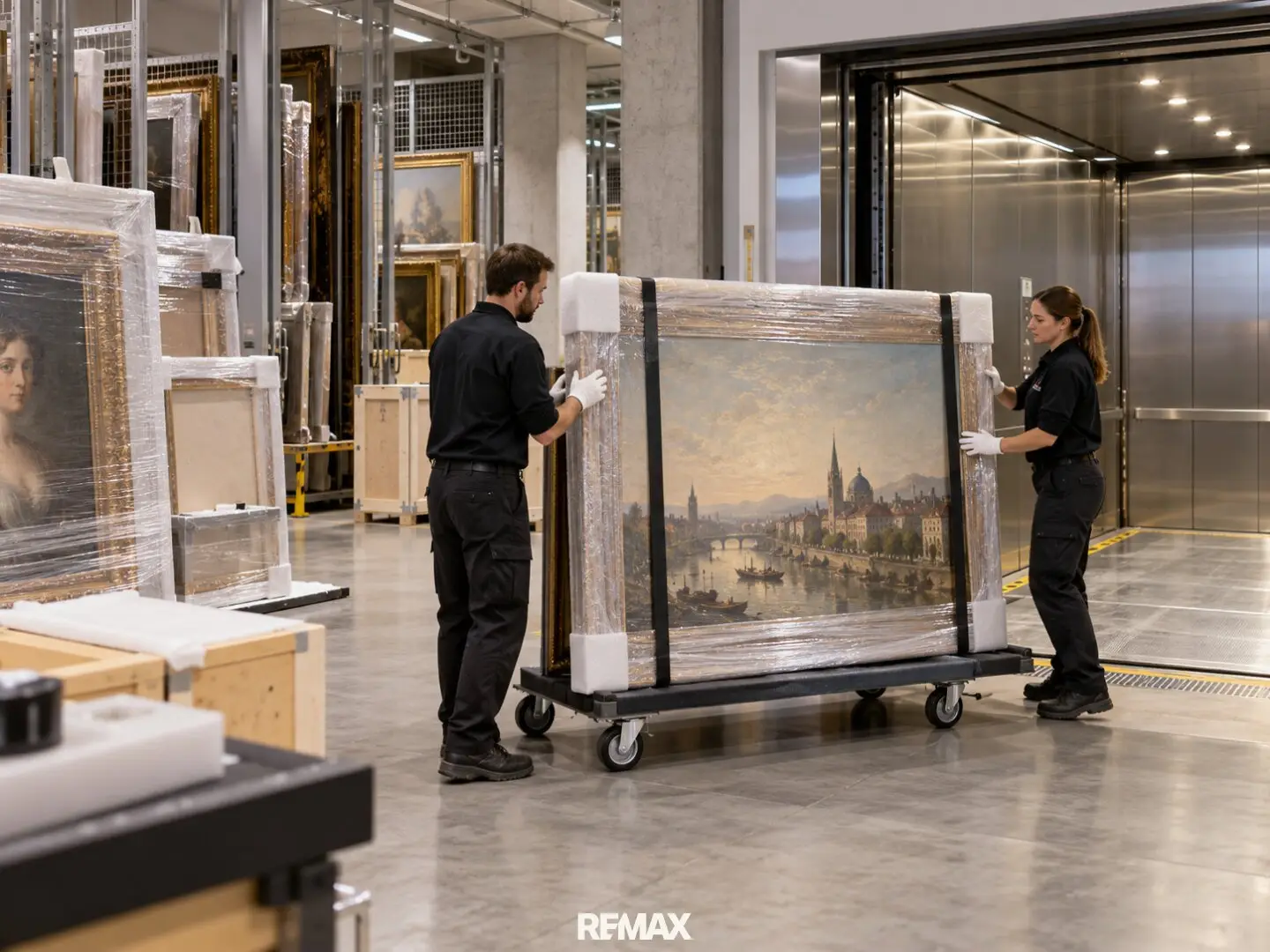 Professionelle Kunstlagerung