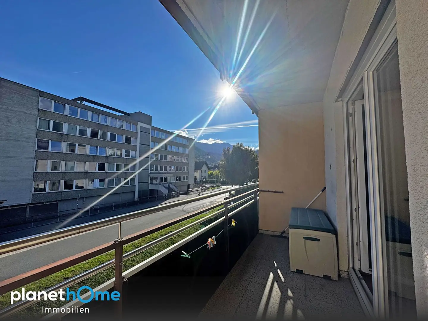 Garconniere mit Balkon