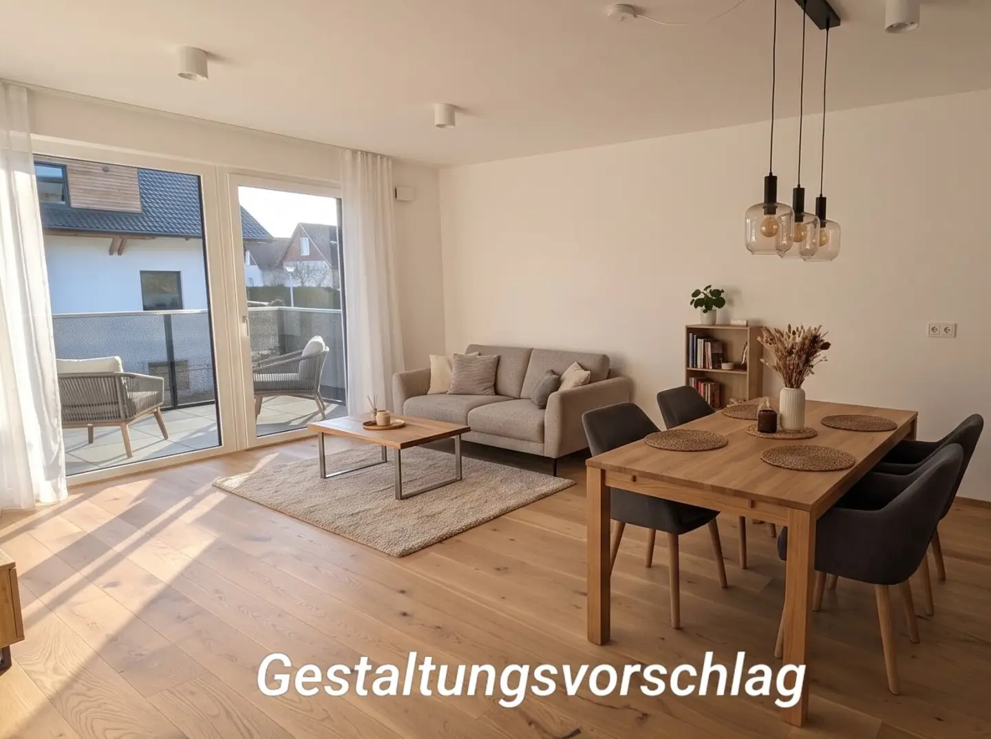 PREIS-UPDATE &amp; FÖRDERBAR: Großzügige 2-Zimmer-Wohnung (55 m²) mit Balkon in Hallwang!