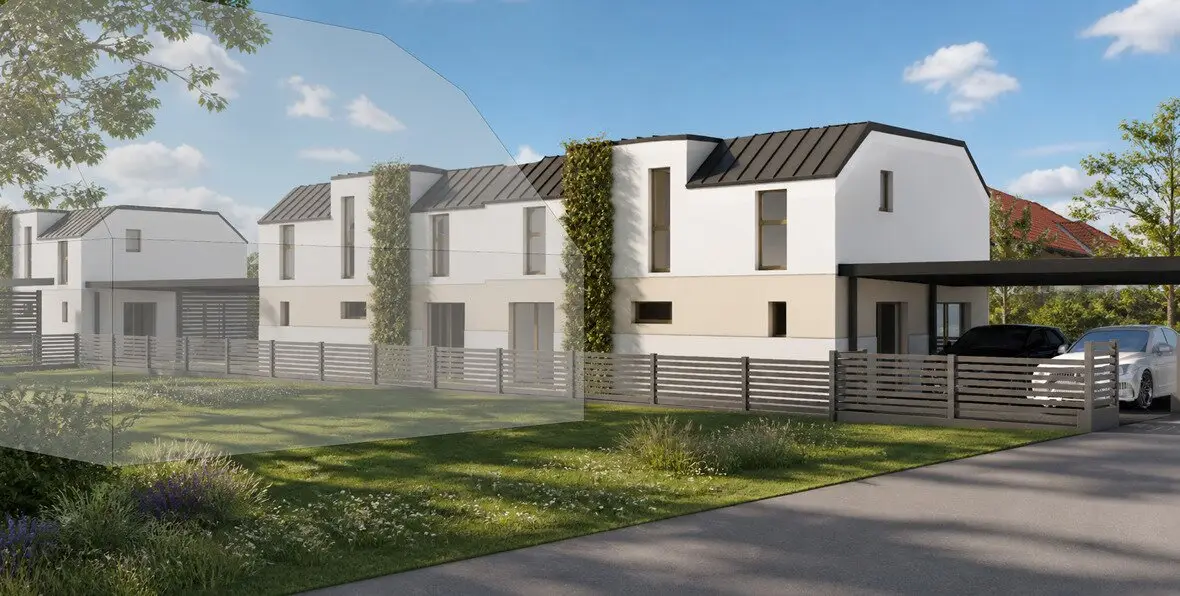Exclusive semi-detached houses with garden, terrace, balcony &amp; whirlpool – near Vienna