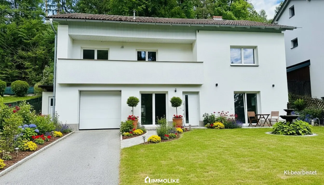 Charmantes Einfamilienhaus mit Terrasse, Balkon & Garage