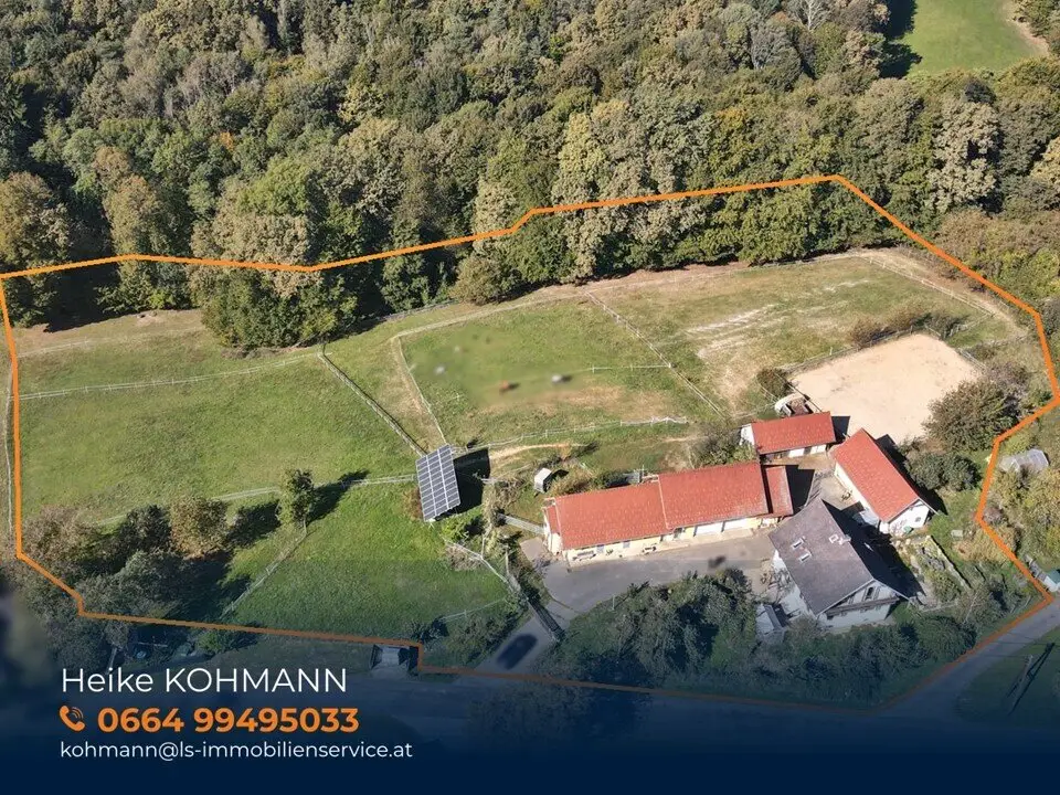 Pferdehof in sonniger Ruhelage bei Straden – 1,7 ha Grund, Wohnhaus, zahlreiche Nebengebäude &amp; ideal für Selbstversorger - provisionsfrei