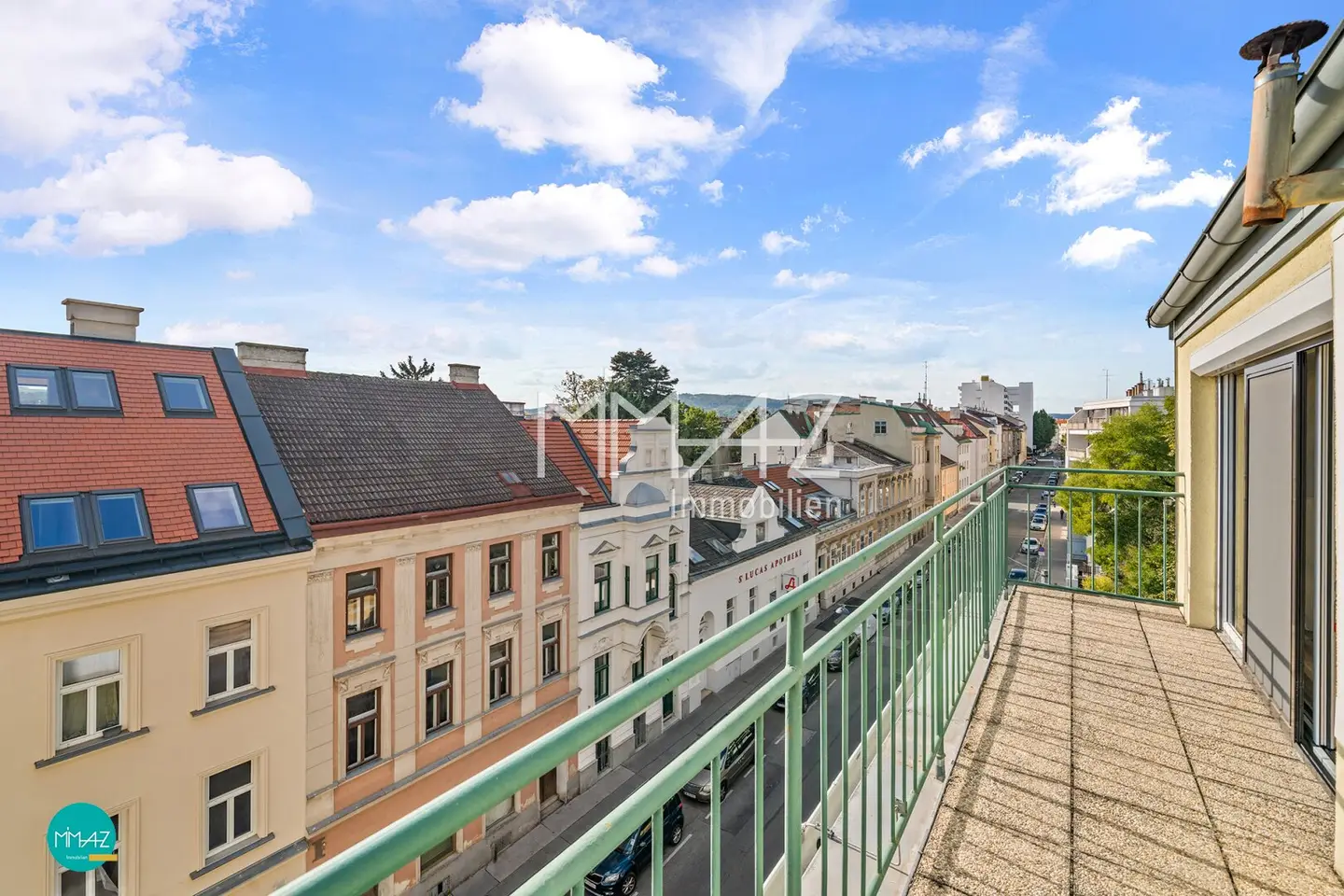 Lichtdurchflutete, ablösefreie Dachterrassenwohnung! 2 Zimmer | Fernblick | Südterrasse  | Ausgezeichnete Infrastruktur.