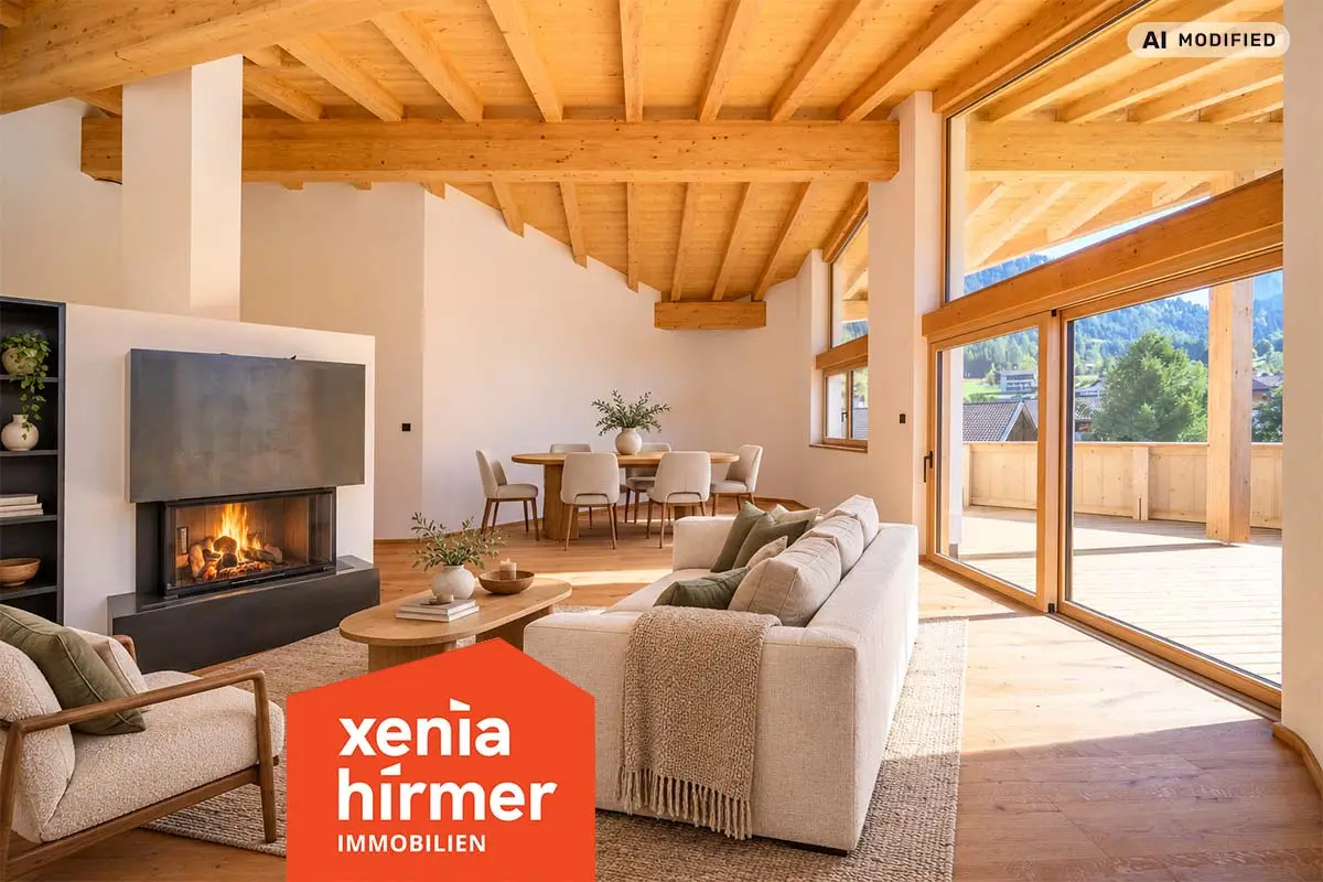 Penthouse mit Zugspitzblick und XXL Panoramafenstern