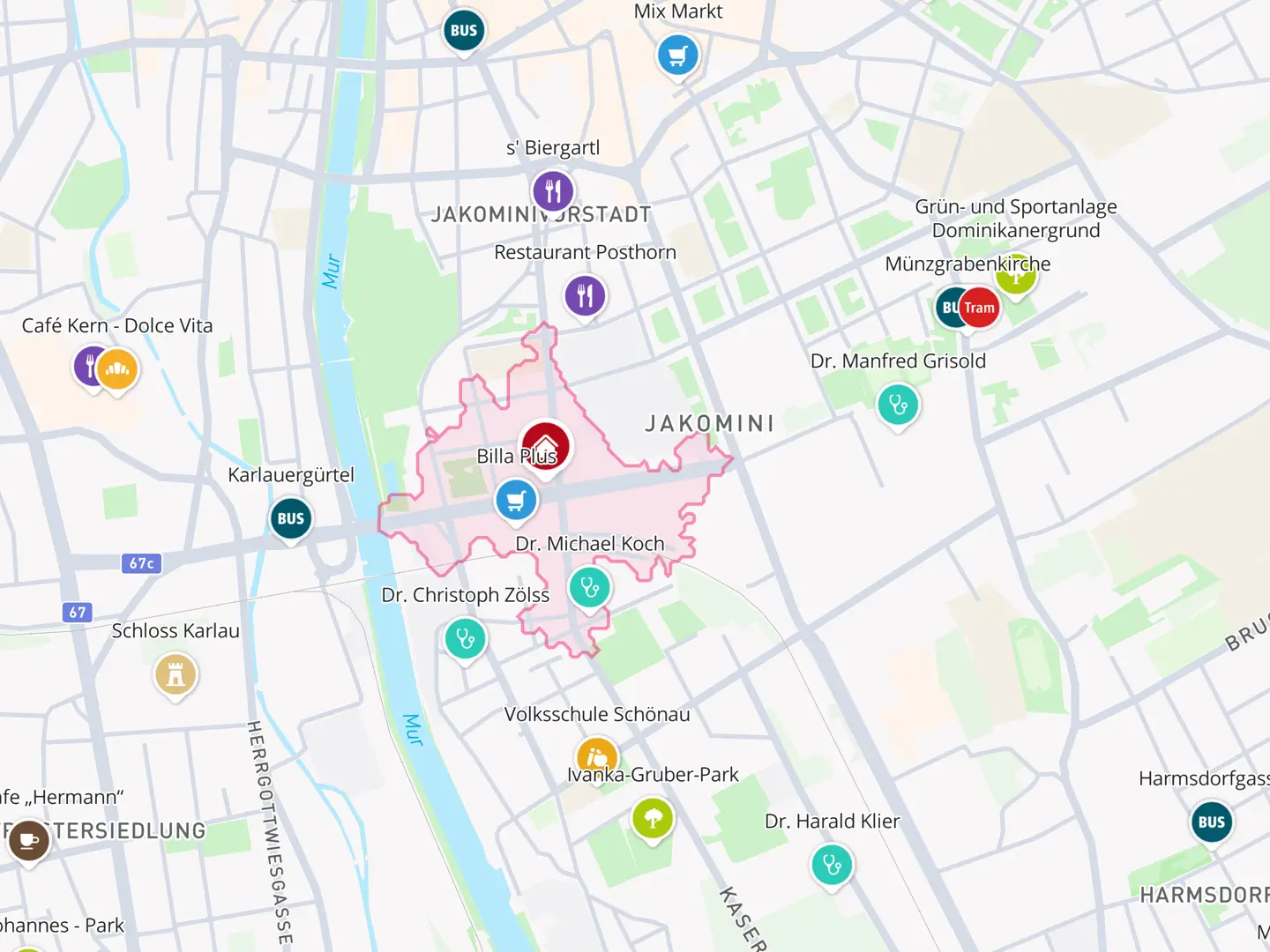 Altbauwohnung nahe Lutz mit Parkett und Straßenbahn