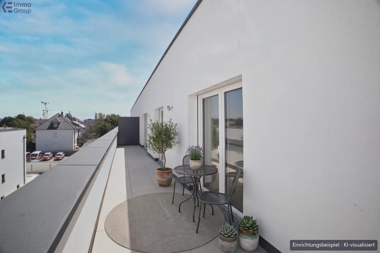Newly built first occupancy Traun: 4 rooms, 109 m², 77 m² terrace, Top 11