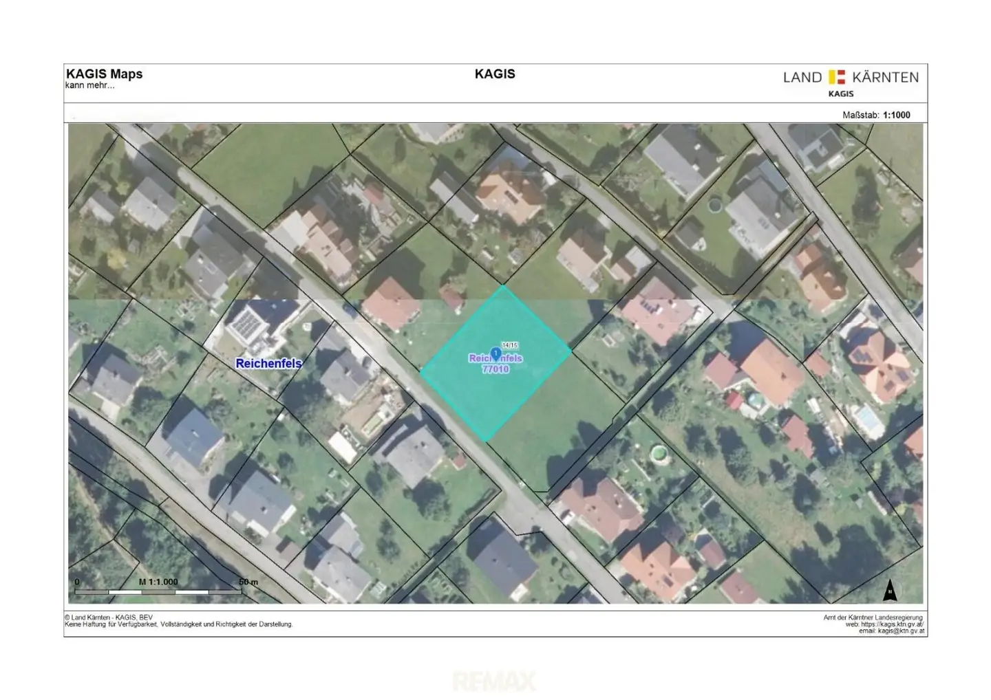 Reichenfels: Ideal building plot without building obligation with approximately 1,032 m² area