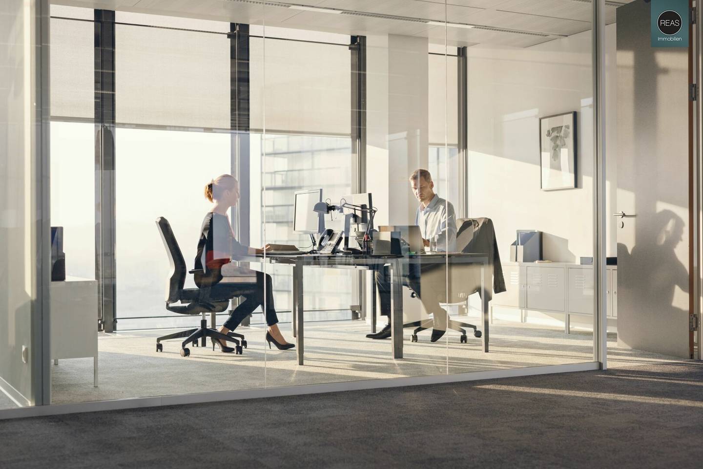 Büro im Hochhaus Wienerberg