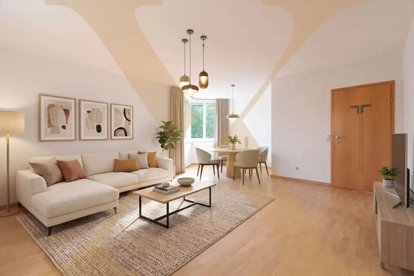 Charmante 2-Zimmer-Wohnung mit Loggia und Tiefgaragenparkplatz in Urfahr/Plesching zu vermieten!