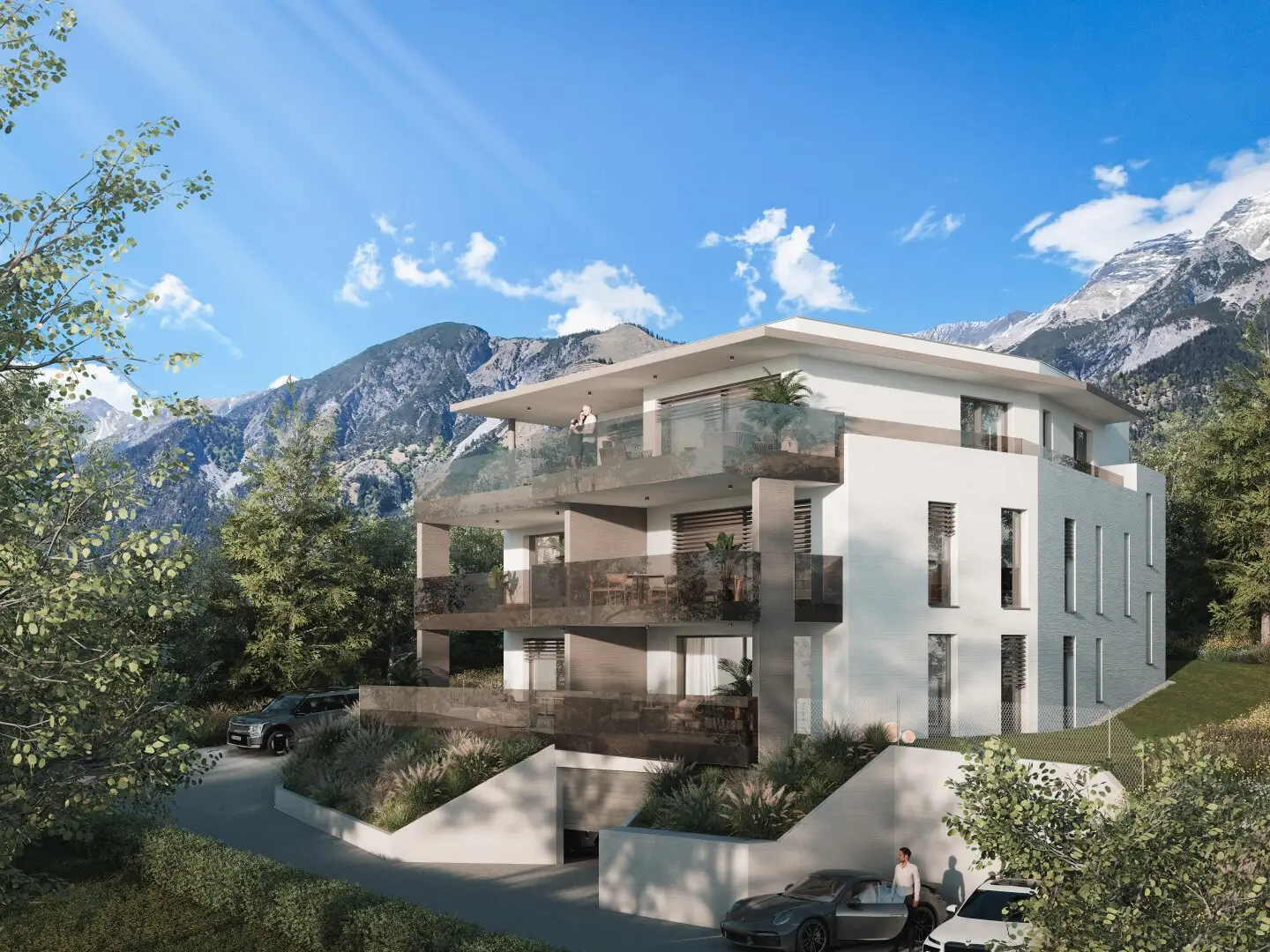 Top W02, 3-Zimmer-Gartenwohnung in exklusiver Ruhelage, "Residenz Vista Birkenweg", 6068 Mils