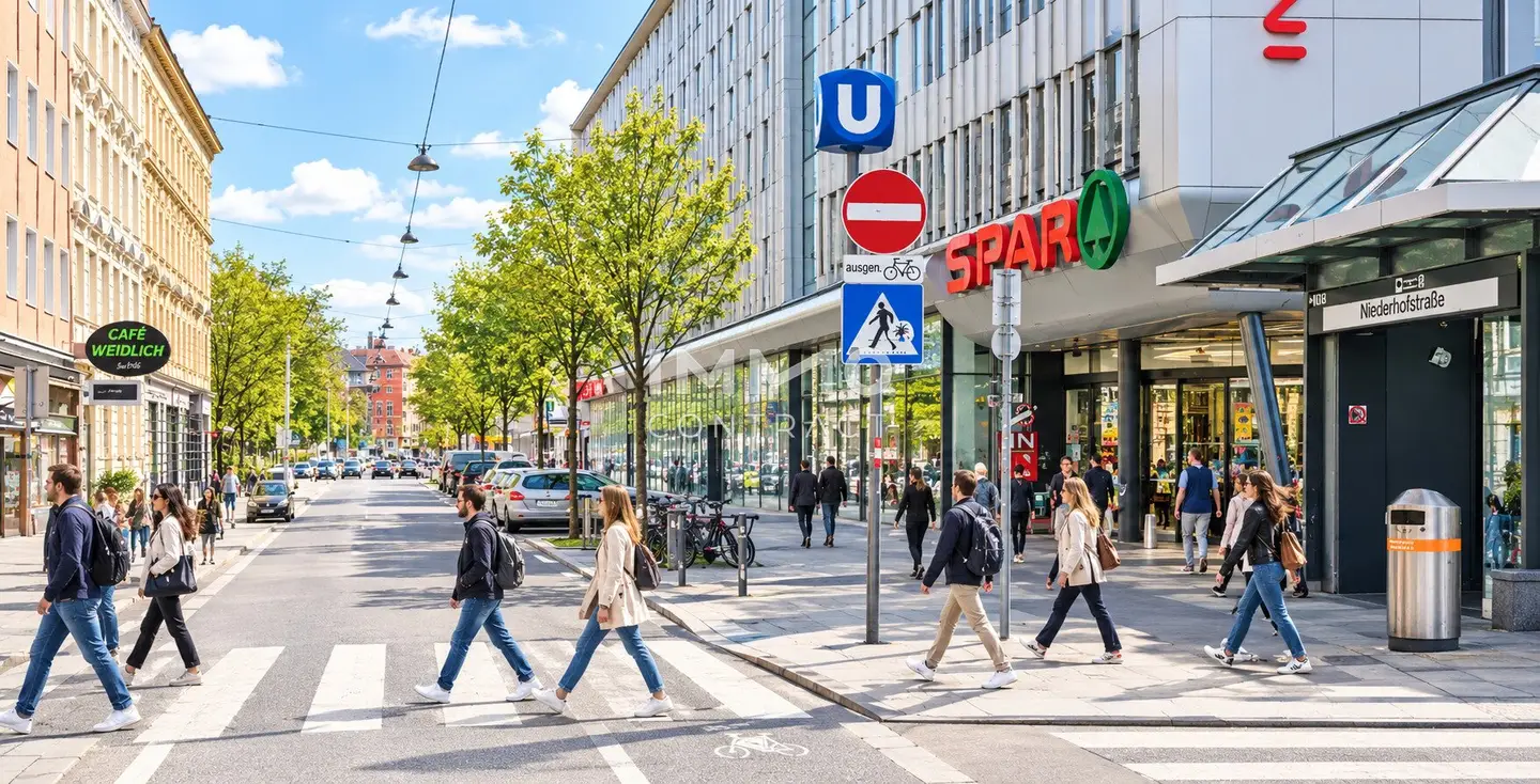 Potenzial für profitables Tagesgeschäft I Lebensmittelhandel I Speisen I Obst&amp;Gemüse I Standhütte im Eigentum (Superedifikat) I U6-Station Niederhofstraße