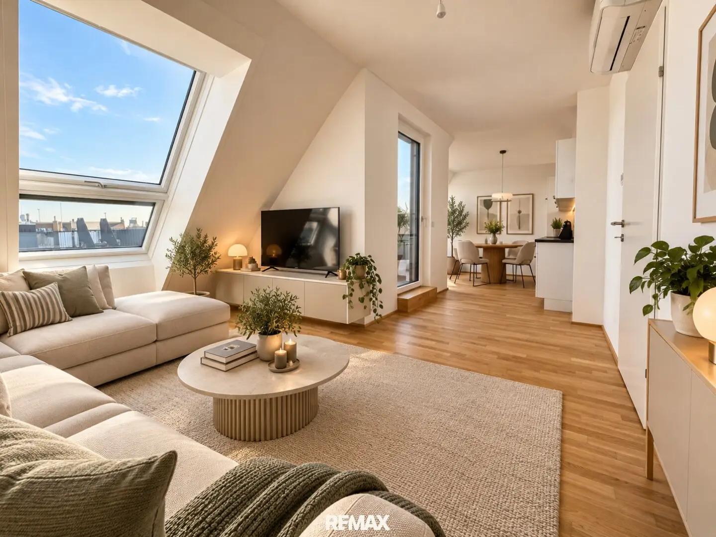 Terrace dream in the attic – 3 rooms with generous outdoor areas