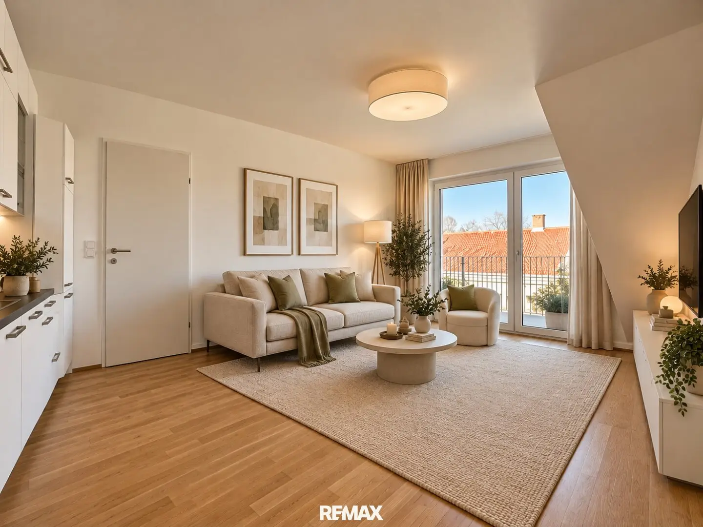 Privacy Meets Residential Comfort – 3-Room Attic Apartment with 2 Bathrooms & Terrace