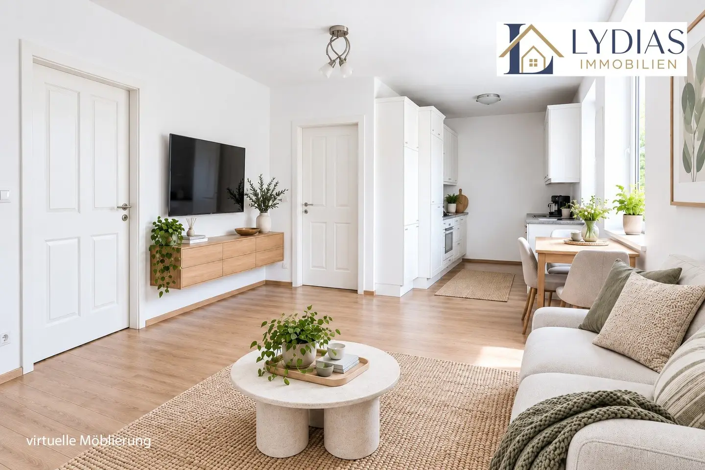 Helle und gemütliche 3-4 Zimmer Wohnung mit Südbalkon und 2 Stellplätzen