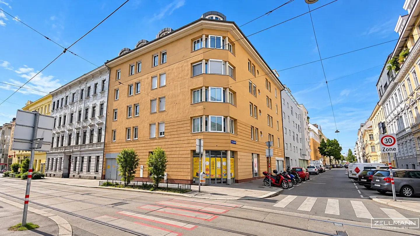 HERNALS | Geschäftslokal / Büro / Einzelhandel / Lagerräume | befristet vermietet bis Ende 2027 | ZELLMANN IMMOBILIEN