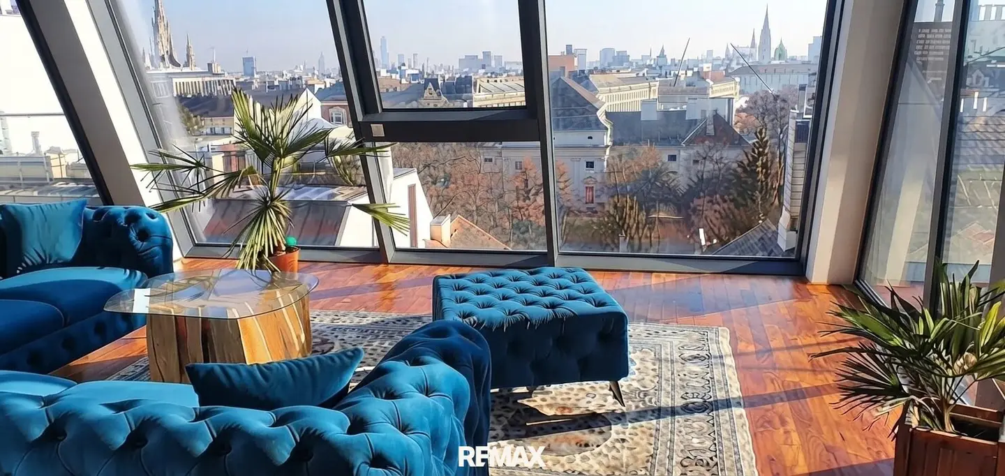Wohnen mit Blick über Wien