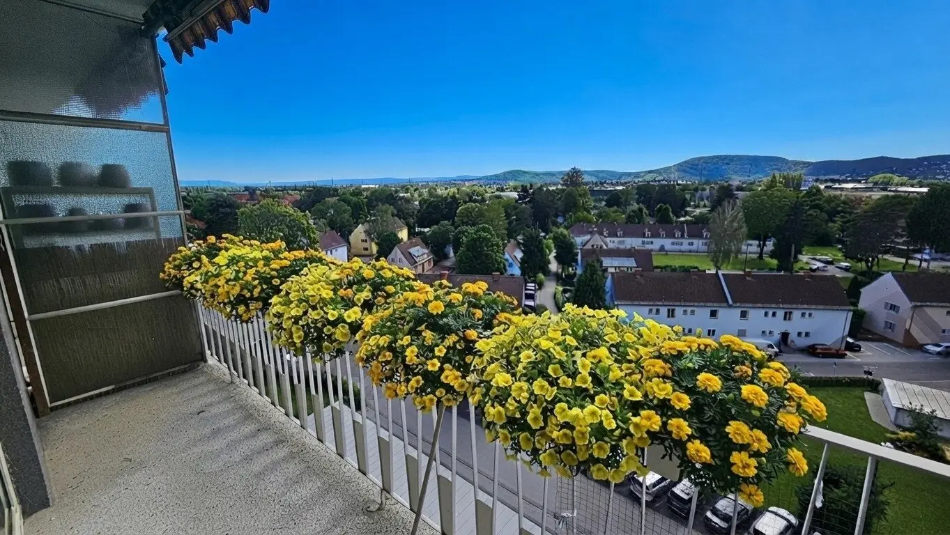 Nähe Murpark, Mur-Radweg und Stadion Liebenau: sonnnige, gemütiche 3-Zimmerwohnung mit Weitblick, 2 Balkone