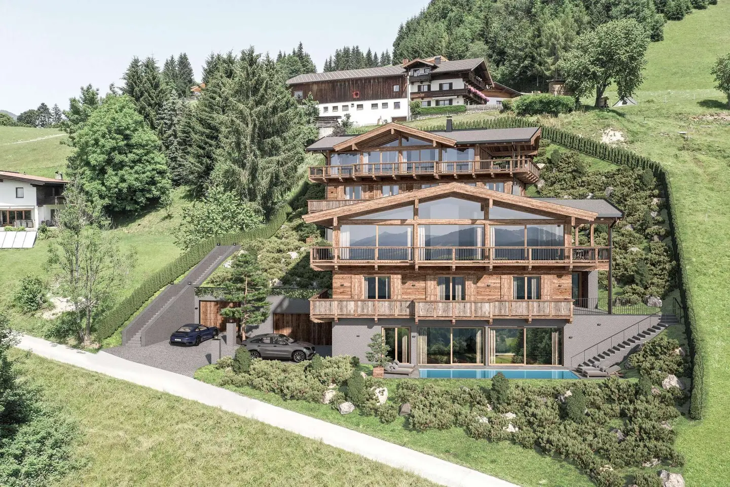 Ferienwohnung in sonniger Panoramalage voll erschlossen