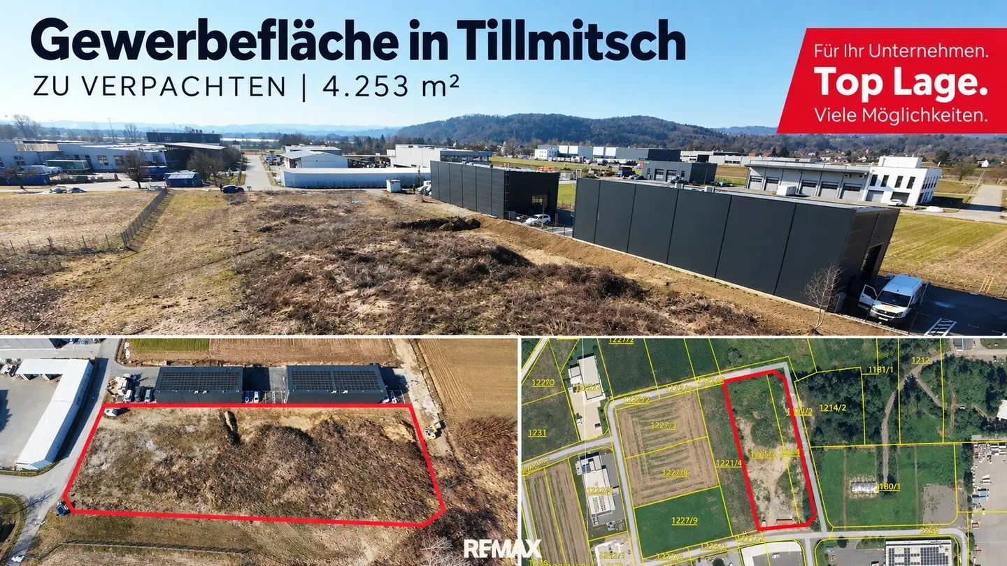 Ihr neuer Firmenstandort? 4.253 m² Gewerbegrundstück im Industriegebiet Tillmitsch!