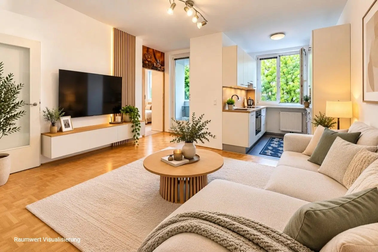 WOHNEN MIT GRÜNBLICK | 2-ZIMMER-WOHNUNG | LOGGIA  | U3-NÄHE | GARAGE (optional)