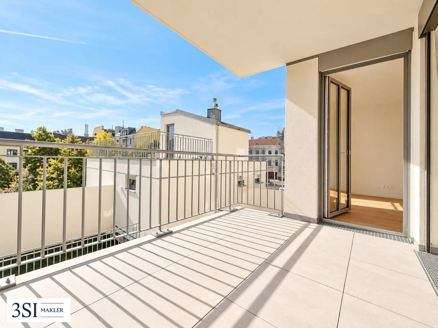 Moderner, urbaner 3-Zimmer-Erstbezug mit südwestlichen Balkon &amp; Klimaanlage