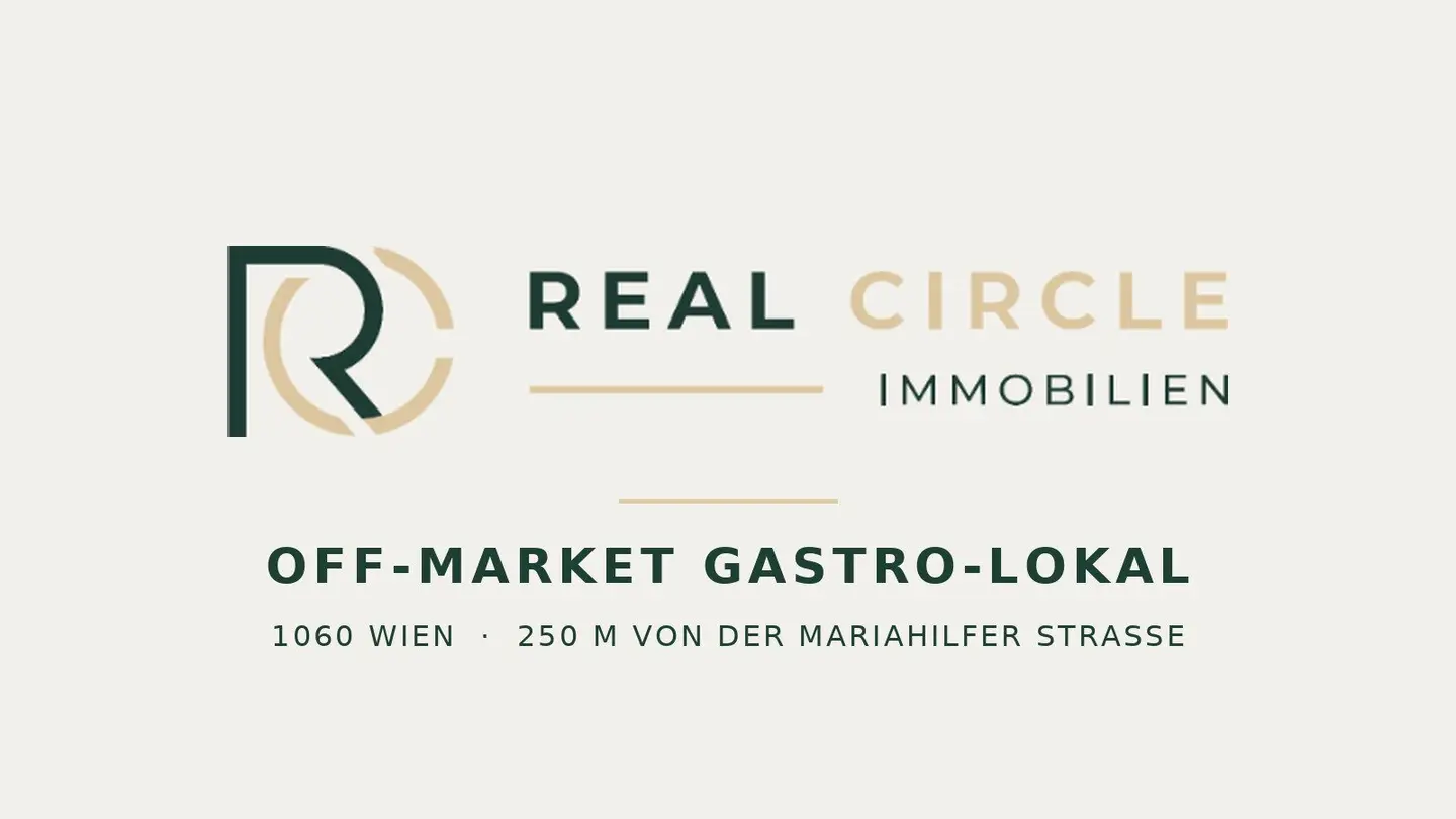 Voll ausgestattetes Gastro-Lokal mit Schanigarten, nur 250 m von der Mariahilfer Straße