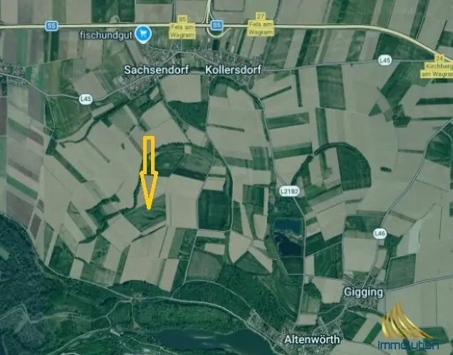 Großes Ackerbau-Grundstück 39.811m² in 3474 Kollersdorf – ideal für Landwirt!