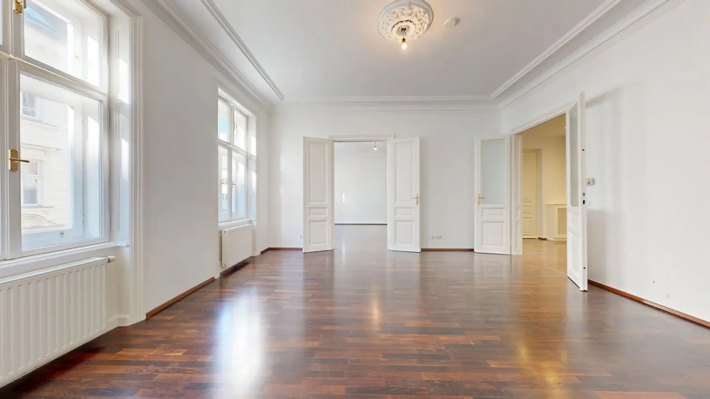 Wiener Altbauflair trifft auf Großzügigkeit – Stilvolle 6-Zimmer-Wohnung im begehrten Botschaftsviertel