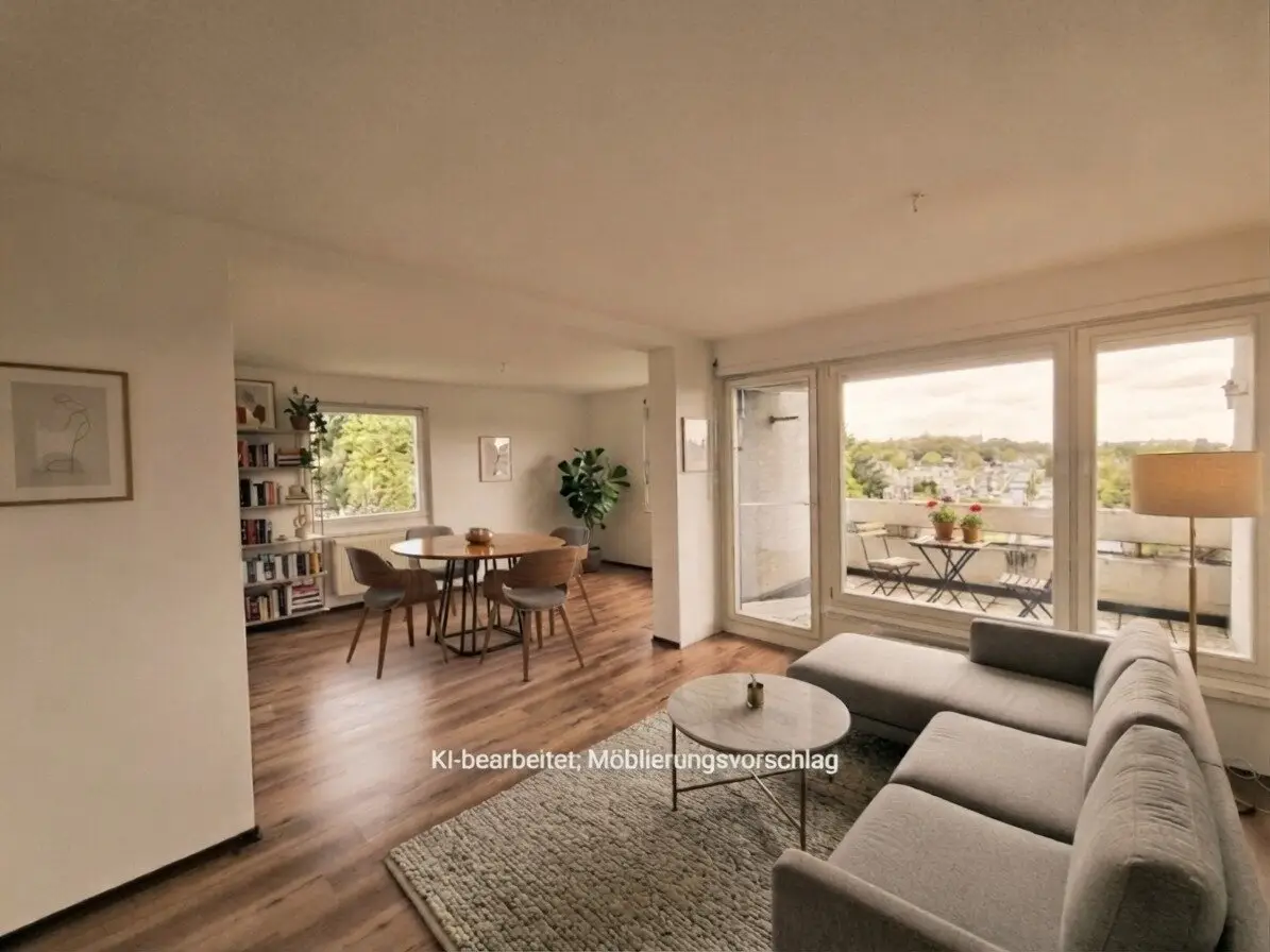 PROVISIONSFREI VOM EIGENTÜMER! FERNSICHT! 3-ZIMMER WOHNUNG MIT TERRASSE NÄHE STEINHOFGRÜNDE!