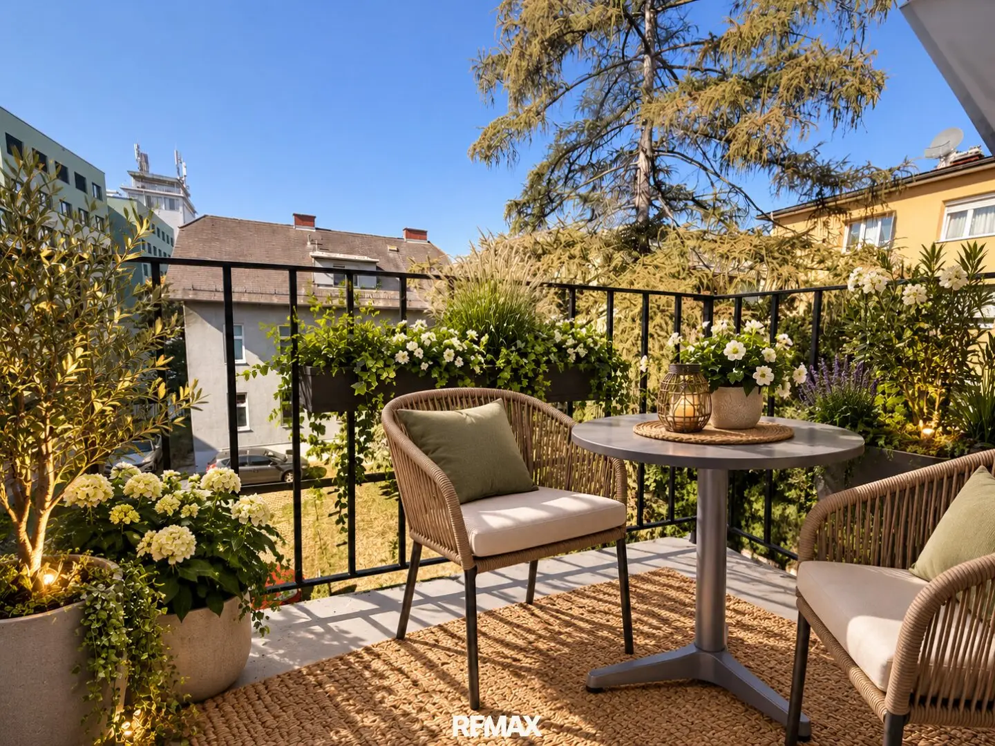 Balkon KI bearbeitet