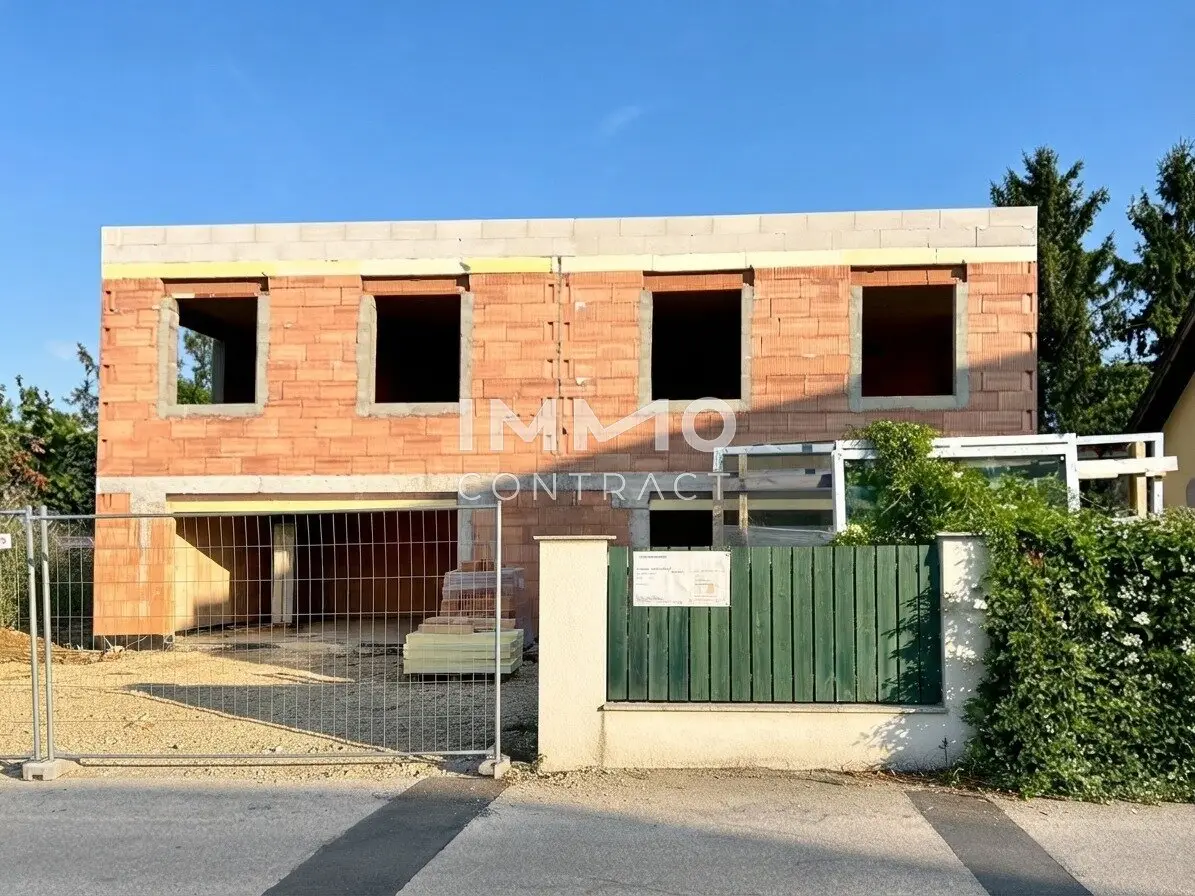 Projekt mit Potential in Zeiselmauer - Doppelhaus-Rohbau - 245qmNFL auf 542qm BW, BKLII